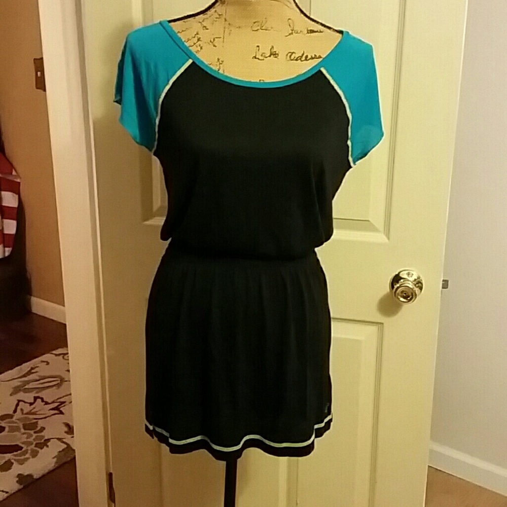Very soft polyester mini dress/cover up!